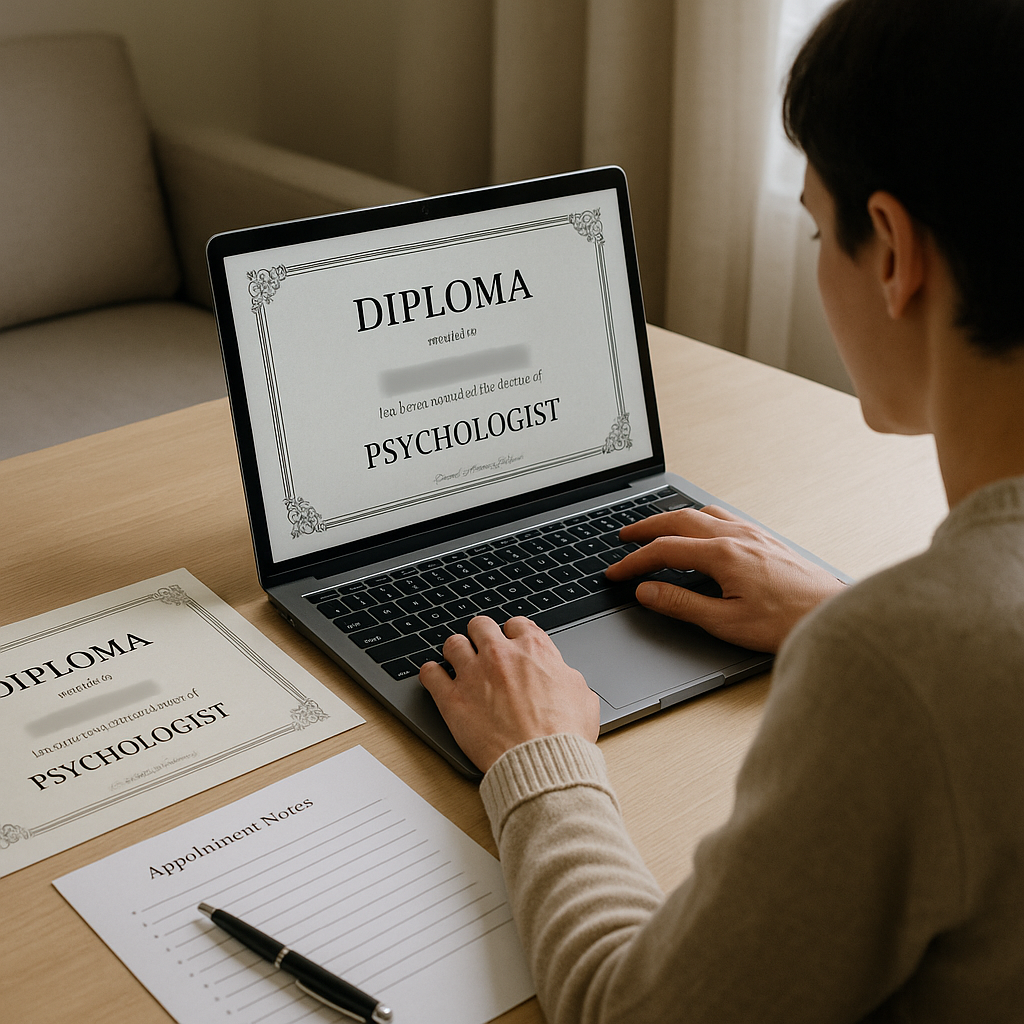 Comment vérifier qu’un psychologue est diplômé ?