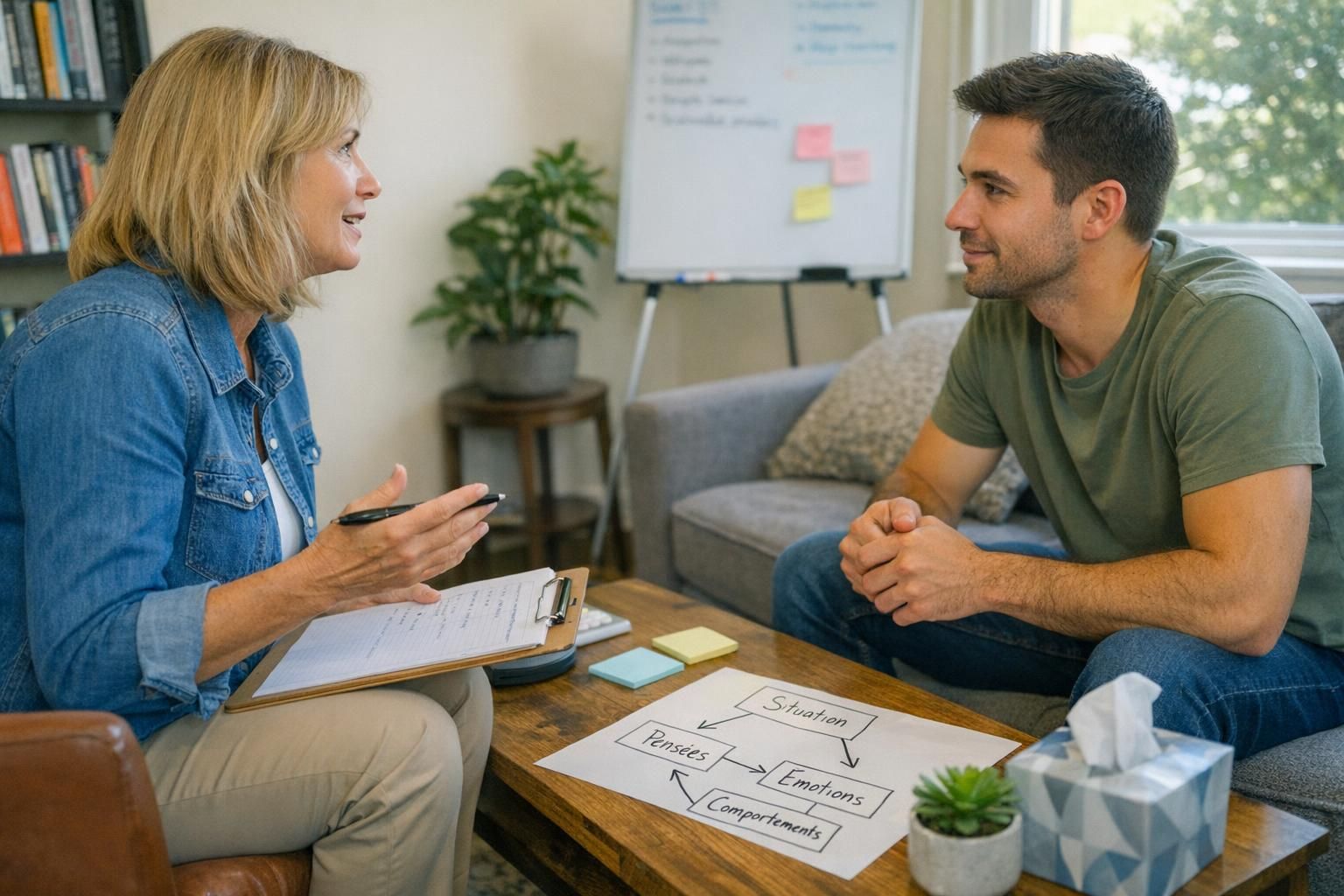 Qu'est-ce que la thérapie cognitivo-comportementale TCC, concrètement ?